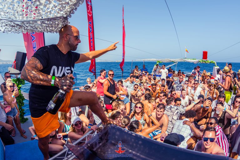 View out our wild boat party photos - Oceanbeat Ibiza